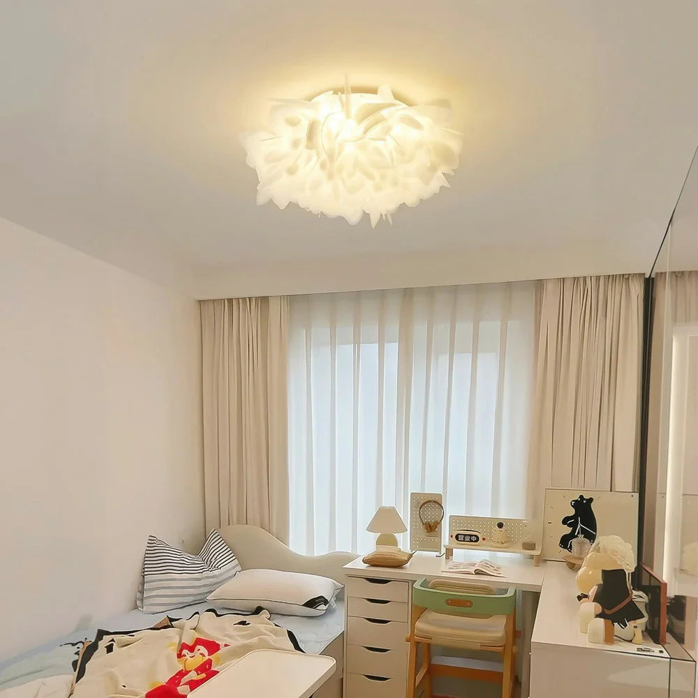 LIVARA 36W Bedroom and Room Living for Lamp Decorative Design Petal Modern Dimmable Three-Color Light Ceiling LED