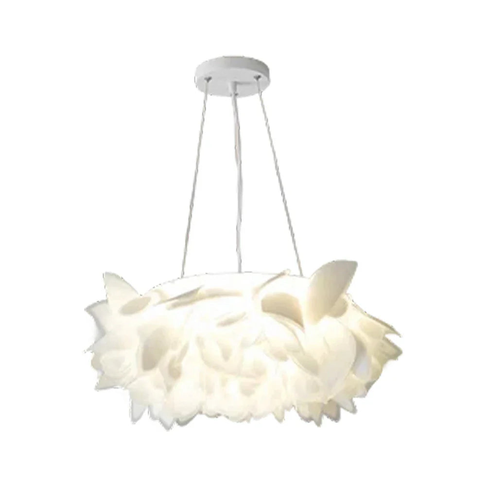 LIVARA 36W Lamp Hanging Decorative Design Feather Petal Modern Dimmable Three-Color Light Pendant LED