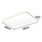 LIVARA 90/110cm LED Ceiling Light Three-Color Dimmable 108W/120W Modern Minimalist Rectangular Flush Mount Lamp - Eye-Protective & Energy Efficient
