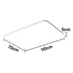 LIVARA 90/110cm LED Ceiling Light Three-Color Dimmable 108W/120W Modern Minimalist Rectangular Flush Mount Lamp - Eye-Protective & Energy Efficient