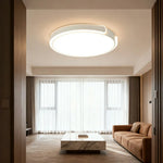 LIVARA 32/52/62cm LED Ceiling Light Three-Color Dimmable 28W/48W/58W Modern Round Flush Mount Lamp Eye-Protective & Minimalist Design - White