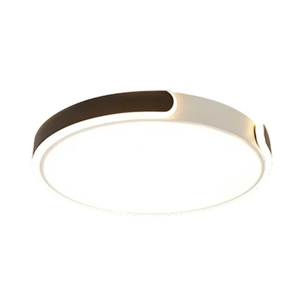LIVARA 32/52/62cm LED Ceiling Light Three-Color Dimmable 28W/48W/58W Modern Round Flush Mount Lamp Eye-Protective & Minimalist Design - Black