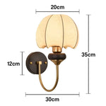 LIVARA 12W Light Decorative Shade Fabric Design Bean Magic Modern Dimmable Three-Color Lamp Wall LED