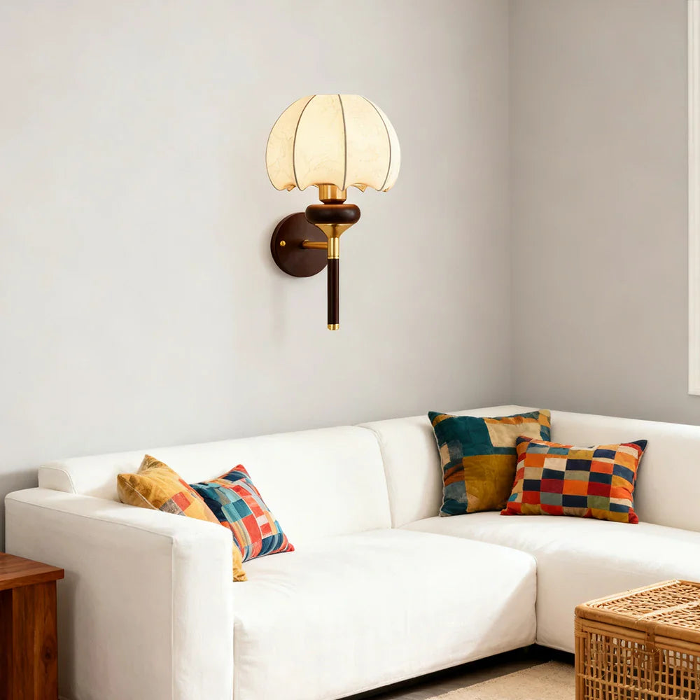 LIVARA LED Lamp Decorative Shade Fabric Dimmable Three-Color Style Bean Magic Modern 12W Light Wall