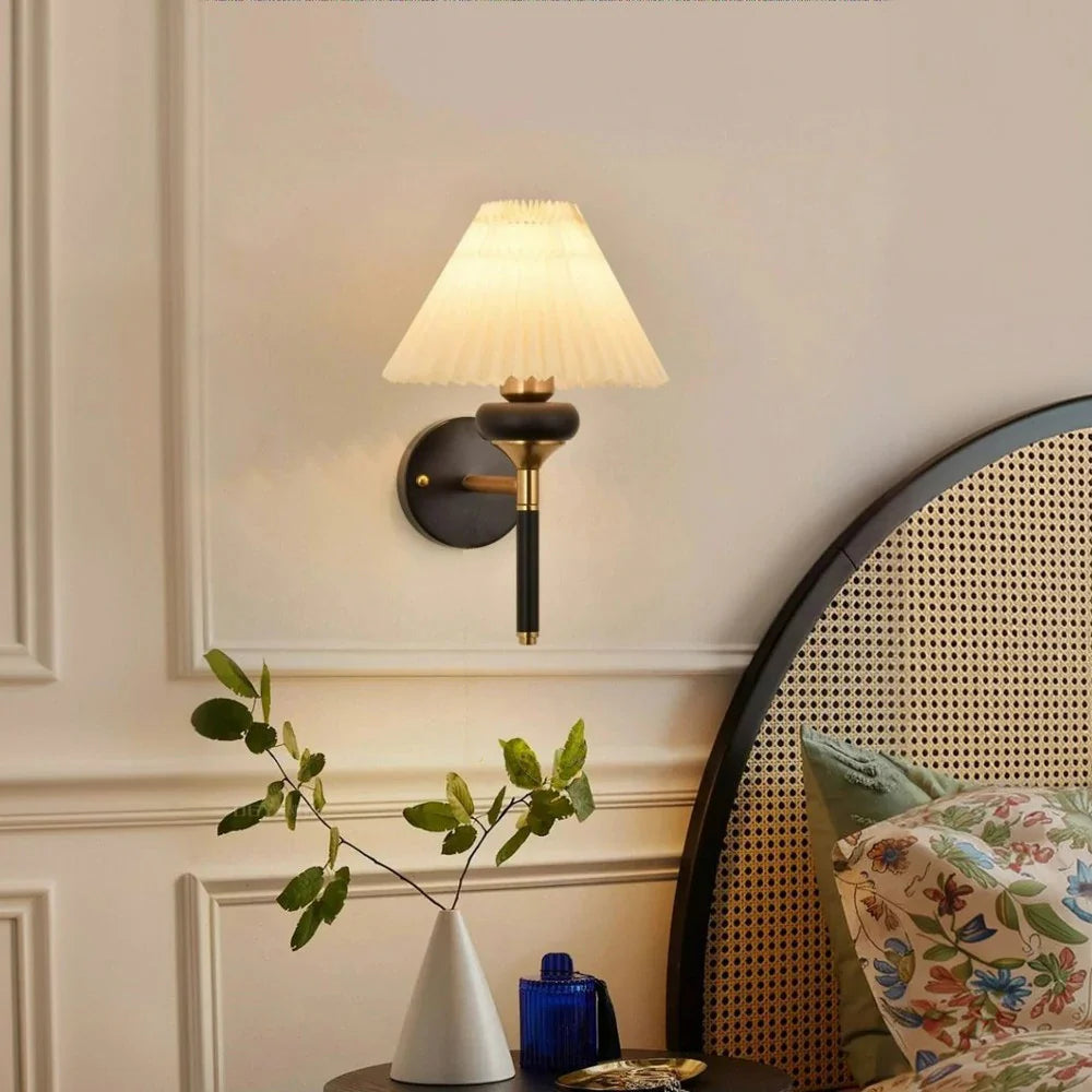 LIVARA 12W Light Fabric Decorative Modern Bean Magic Lamp Wall LED Dimmable Three-Color