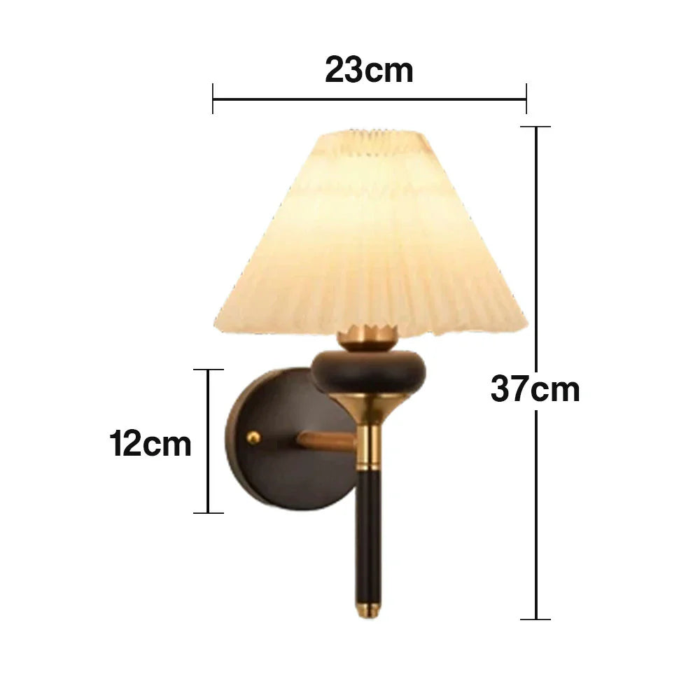 LIVARA 12W Light Fabric Decorative Modern Bean Magic Lamp Wall LED Dimmable Three-Color