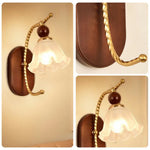 LIVARA 12W Design Decorative Modern Light Eye-Protection Dimmable Three-Color Lamp Wall LED Lily Summer