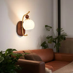 LIVARA 12W Design Decorative Modern Light Eye-Protection Dimmable Three-Color Lamp Wall LED Jade White