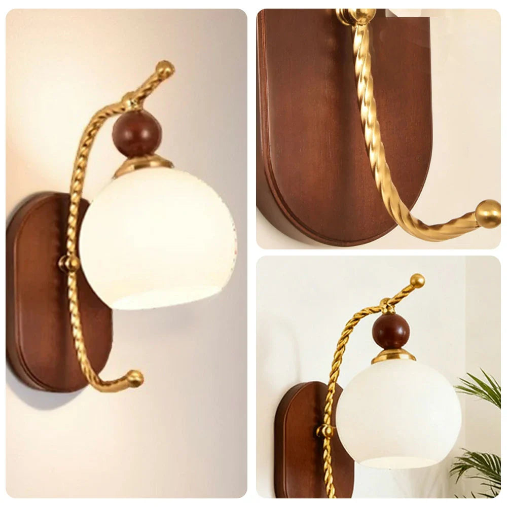 LIVARA 12W Design Decorative Modern Light Eye-Protection Dimmable Three-Color Lamp Wall LED Jade White