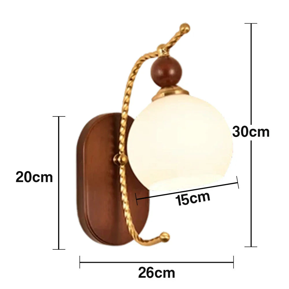 LIVARA 12W Design Decorative Modern Light Eye-Protection Dimmable Three-Color Lamp Wall LED Jade White