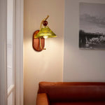 LIVARA 12W - Design Decorative Modern Light Eye-Protection Dimmable Three-Color Lamp Wall LED Pagoda Green