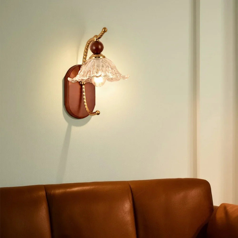 LIVARA 12W Design Decorative Modern Light Eye-Protection Dimmable Three-Color Lamp Wall LED Flower