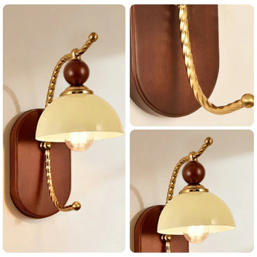 LIVARA 12W Design Decorative Modern Light Eye-Protection Dimmable Three-Color Lamp Wall LED Half-Moon Iron