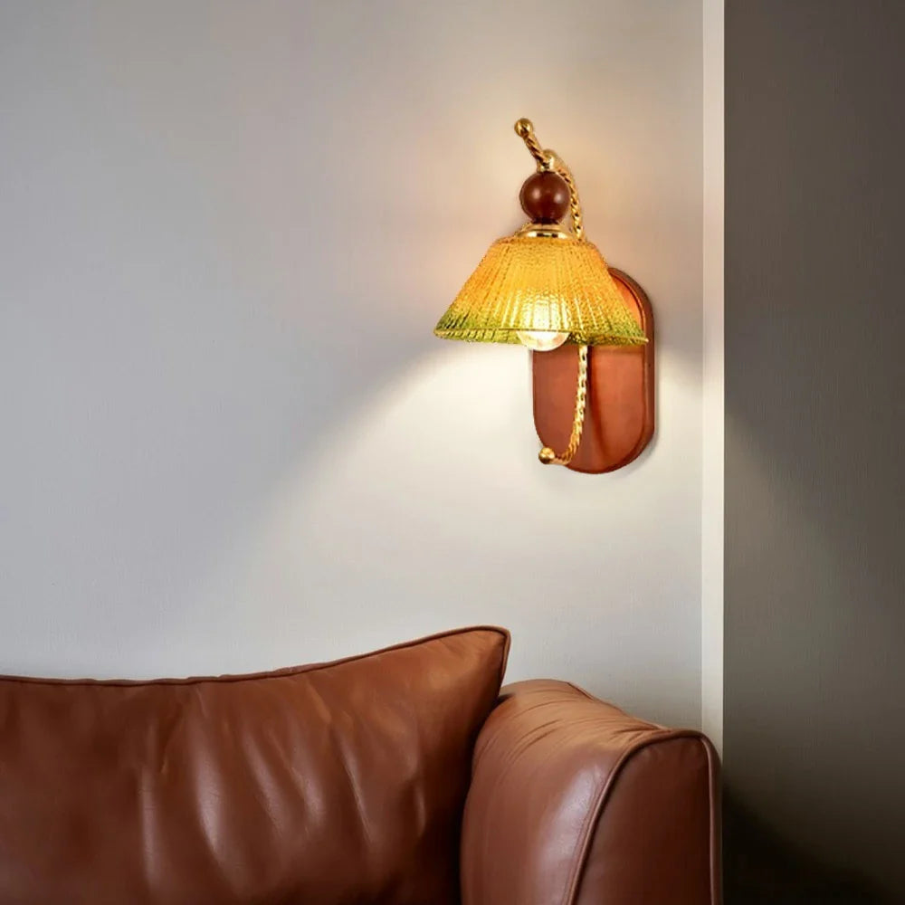 LIVARA 12W Design Decorative Modern Light Eye-Protection Dimmable Three-Color Lamp Wall LED Gradient Amber Green