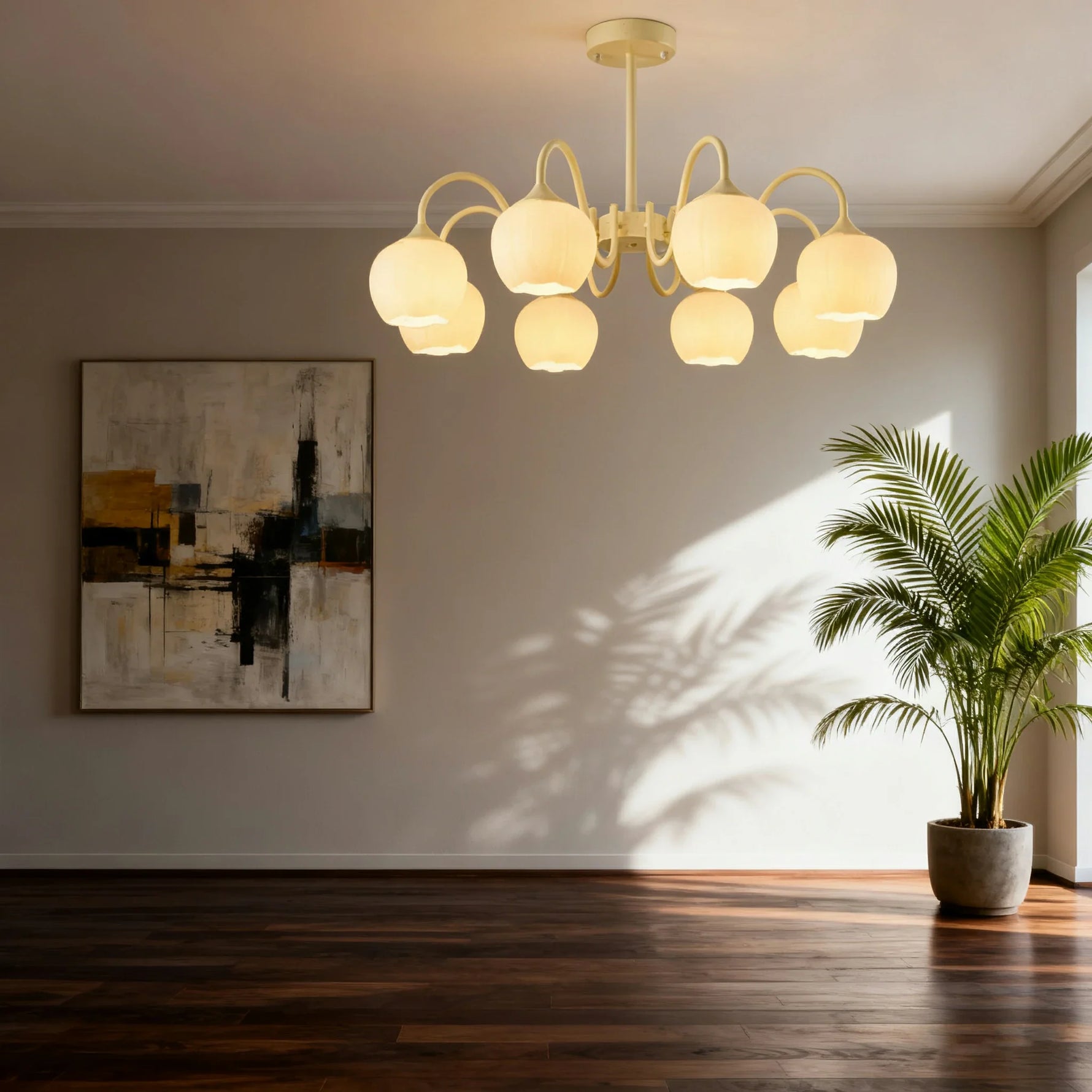 LIVARA 40W Body Iron Rust-Resistant & Anti-Flicker Rod, Adjustable LED, Eye-Protective Full-Spectrum with Light Pendant