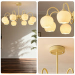 LIVARA 40W Body Iron Rust-Resistant & Anti-Flicker Rod, Adjustable LED, Eye-Protective Full-Spectrum with Light Pendant