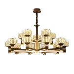 LIVARA 75W Illumination Bright Flicker-Free & LED Eye-Care Dimmable Three-Color Source, Light Dual with Light Pendant Crystal