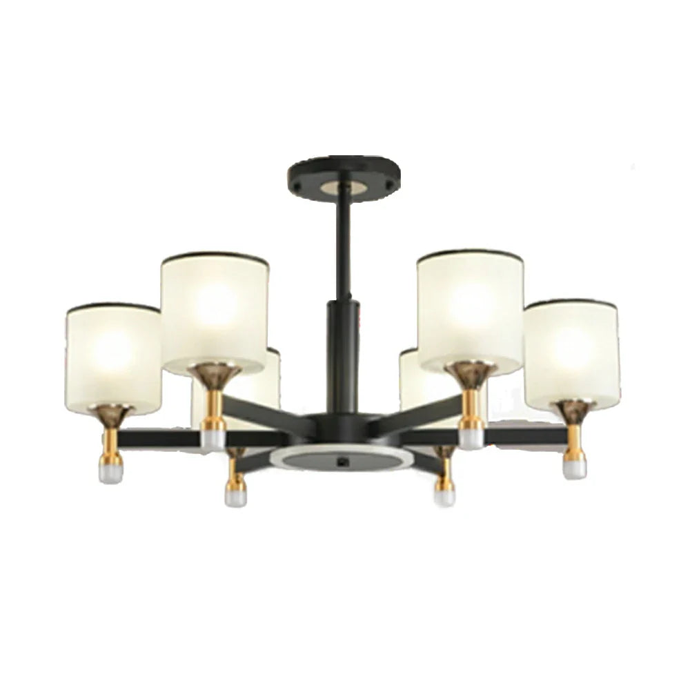 LIVARA 72W Design Eye-Comfort Flicker-Free & Source Light Dual LED, Three-Color Adjustable with Light Pendant Crystal