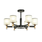 LIVARA 72W Design Eye-Comfort Flicker-Free & Source Light Dual LED, Three-Color Adjustable with Light Pendant Crystal