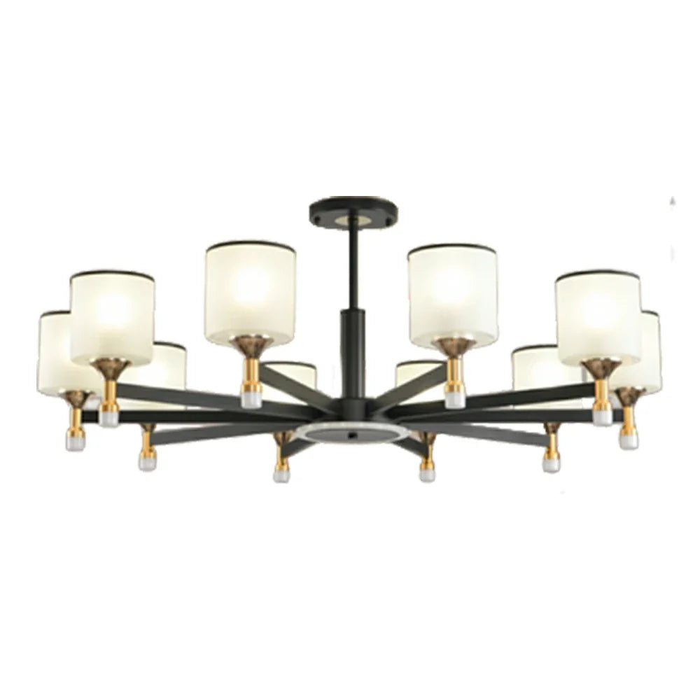 LIVARA 120W Design Eye-Comfort Flicker-Free & Source Light Dual LED, Three-Color Adjustable with Light Pendant Crystal