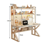 LIVARA Office - 2-in-1 Frame, Panels, Pegboard 100/120/140cm, Steel Design, Space-Saving Storage Desk Thick White