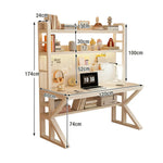 LIVARA Office - 2-in-1 Frame, Panels, Pegboard 100/120/140cm, Steel Design, Space-Saving Storage Desk Thick White