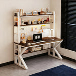 LIVARA Office Pegboard 100/120/140cm, Thick Space-Saving 2-in-1 Steel Storage Frame, - Panels, Desk Design, and White Walunt