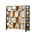 LIVARA 5-Tier Reinforced Space-Saving Frame Bookshelf - Storage Panels, Steel Eco Rack, 80/110/140cm Thickened Black