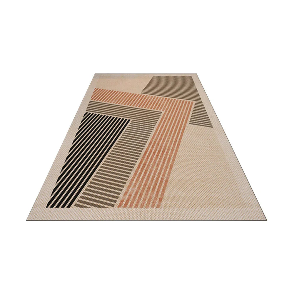 LIVARA 160/200cm Floor Rugs Belgian Velvet, Non-Fraying, Soft and Dense, Easy to Clean, Anti-Slip Backing