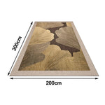 LIVARA 160/200cm Floor Rugs Belgian Velvet Dense Weave Non-Fraying, Stain-Resistant Anti-Slip Backing