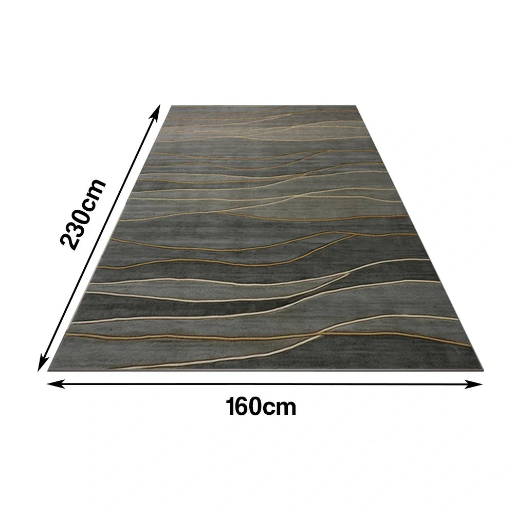 LIVARA 160/200cm Floor Rugs High-Quality Belgian Velvet Soft & Durable Stain-Resistant Anti-Slip Backing