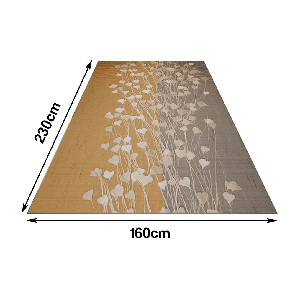 LIVARA 160/200cm Floor Rugs Customizable Non-Fraying High-Density Weave Stain-Resistant Anti-Slip Backing
