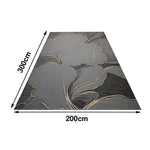 LIVARA 160/200cm Floor Rugs Soft and Dense Non-Fraying Wear-Resistant Easy to Clean Anti-Slip Backing