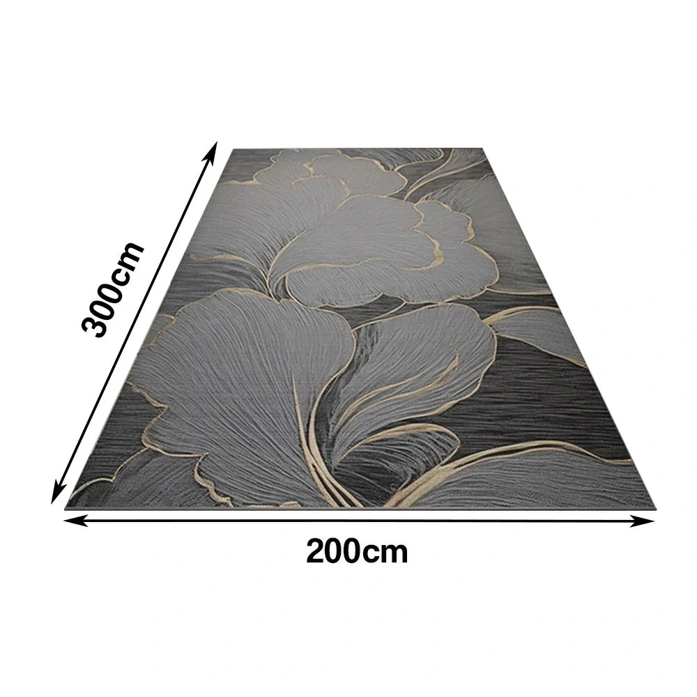 LIVARA 160/200cm Floor Rugs Soft and Dense Non-Fraying Wear-Resistant Easy to Clean Anti-Slip Backing