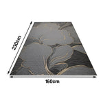 LIVARA 160/200cm Floor Rugs Soft and Dense Non-Fraying Wear-Resistant Easy to Clean Anti-Slip Backing