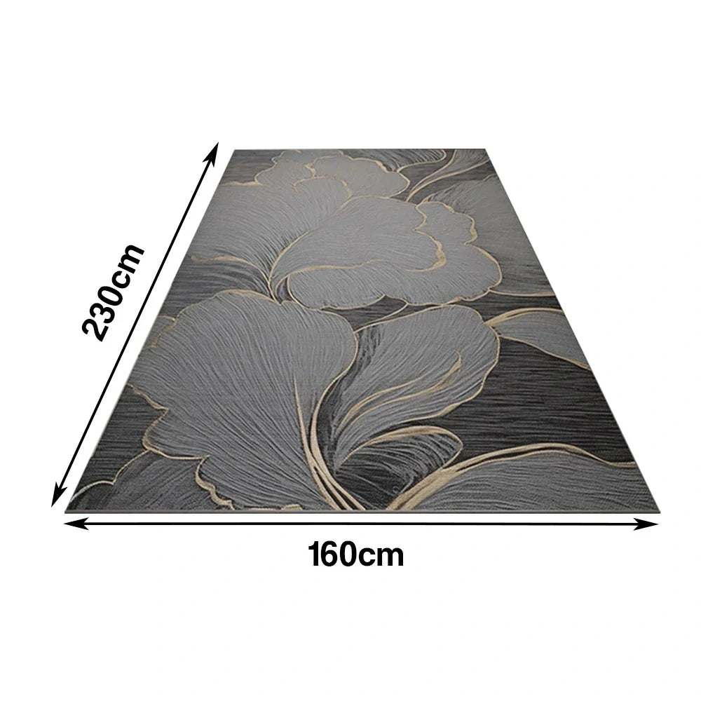 LIVARA 160/200cm Floor Rugs Soft and Dense Non-Fraying Wear-Resistant Easy to Clean Anti-Slip Backing