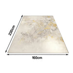 LIVARA 140/160cm Floor Rugs Soft Belgian Velvet High-Density Weave Stain-Resistant Anti-Slip Backing