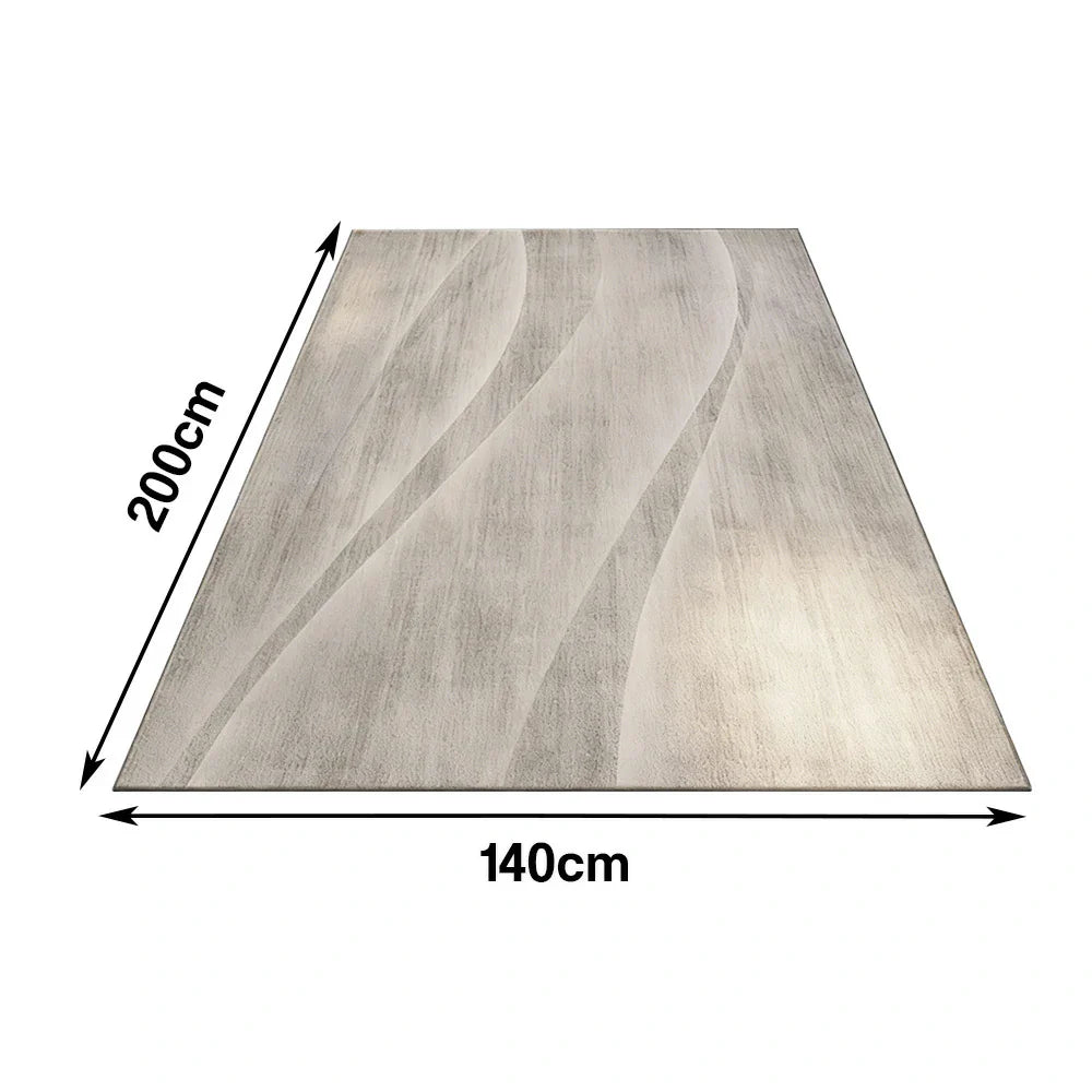 LIVARA 140/160cm Floor Rugs High-Density Weave Soft Texture Non-Fraying Stain-Resistant Anti-Slip Backing