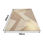LIVARA 140/160cm Floor Rugs Belgian Velvet High-Density Durable Stain-Resistant Anti-Slip Backing