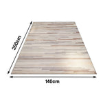 LIVARA 140/160cm Floor Rugs Non-Fraying, High-Density Weave, Soft, Stain-Resistant, Anti-Slip Backing