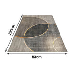 LIVARA 140/160cm Floor Rugs Soft Texture, Customizable, High-Density Weave, Stain-Resistant, Anti-Slip Backing