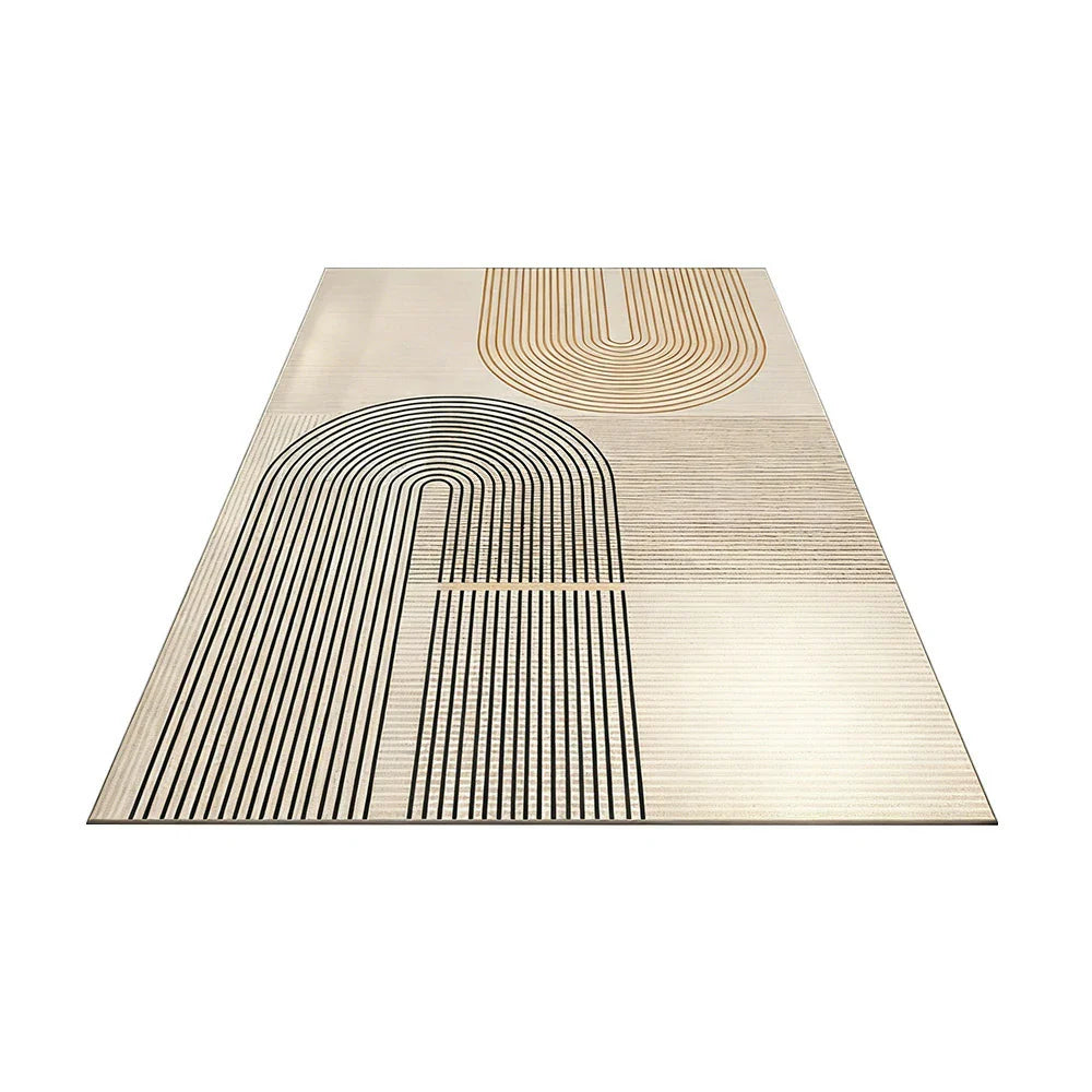LIVARA 140/160cm Floor Rugs Belgian Velvet, High-Density Weave, Soft, Stain-Resistant, Anti-Slip Backing