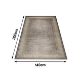 LIVARA 140/160cm Floor Rugs High-Density Weave, Non-Fraying, Soft Texture, Easy to Clean, Anti-Slip Backing
