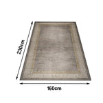 LIVARA 140/160cm Floor Rugs High-Density Weave, Non-Fraying, Soft Texture, Easy to Clean, Anti-Slip Backing