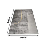 LIVARA 140/160cm Floor Rugs High-Density Weave, Soft, Durable, Stain-Resistant, Anti-Slip Backing