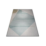 LIVARA 140/160cm Floor Rugs Belgian Velvet, Non-Fraying, Easy to Clean, High-Density Weave, Anti-Slip Backing