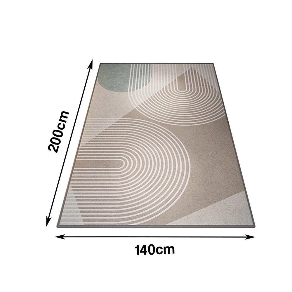 LIVARA 140/160cm Floor Rugs Customizable Soft Texture, High-Density Weave, Stain-Resistant, Anti-Slip Backing