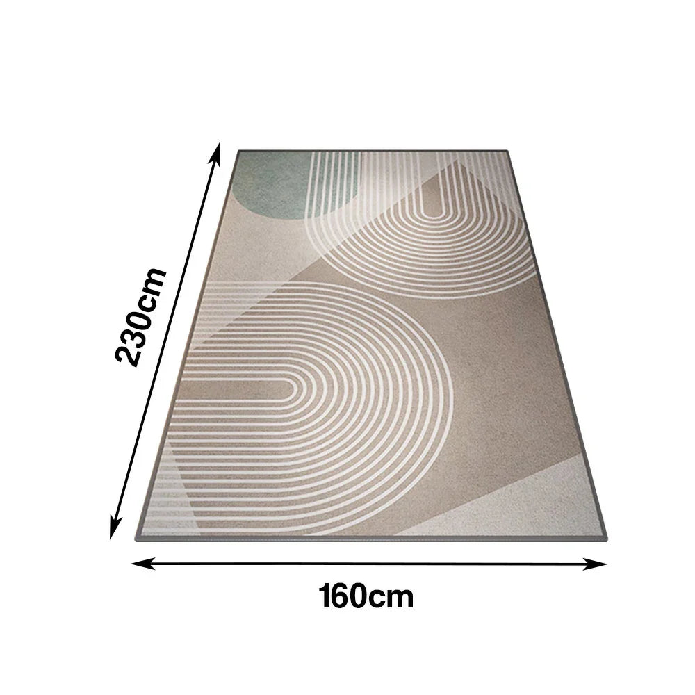 LIVARA 140/160cm Floor Rugs Customizable Soft Texture, High-Density Weave, Stain-Resistant, Anti-Slip Backing