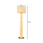 LIVARA Premium 45cm x 163cm LED Floor Lamp with 3-Colour Lighting for Living Room Bedroom - Cream & Black