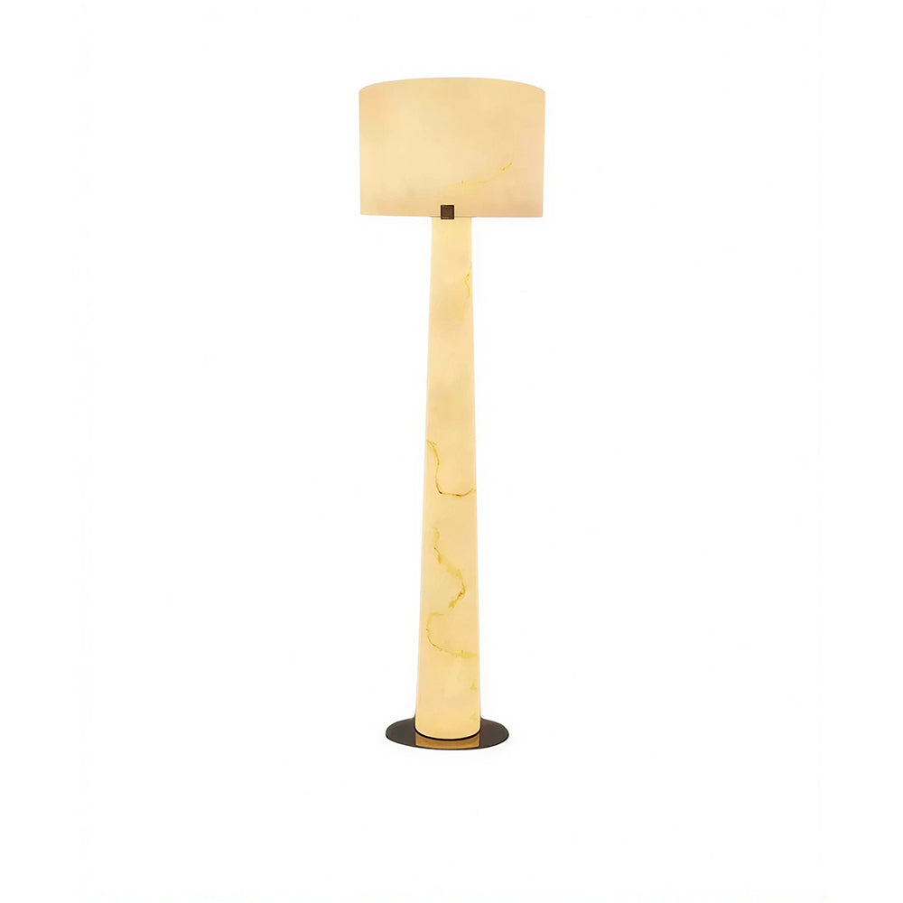 LIVARA Premium 45cm x 163cm LED Floor Lamp with 3-Colour Lighting for Living Room Bedroom - Cream & Black